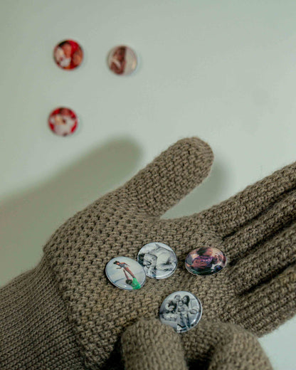 25mm (cabochon)  Magnetic Glass Picture