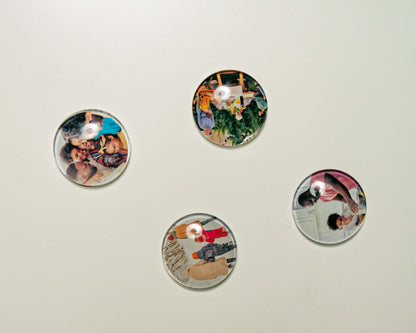 30mm (cabochon) Magnetic Glass Picture